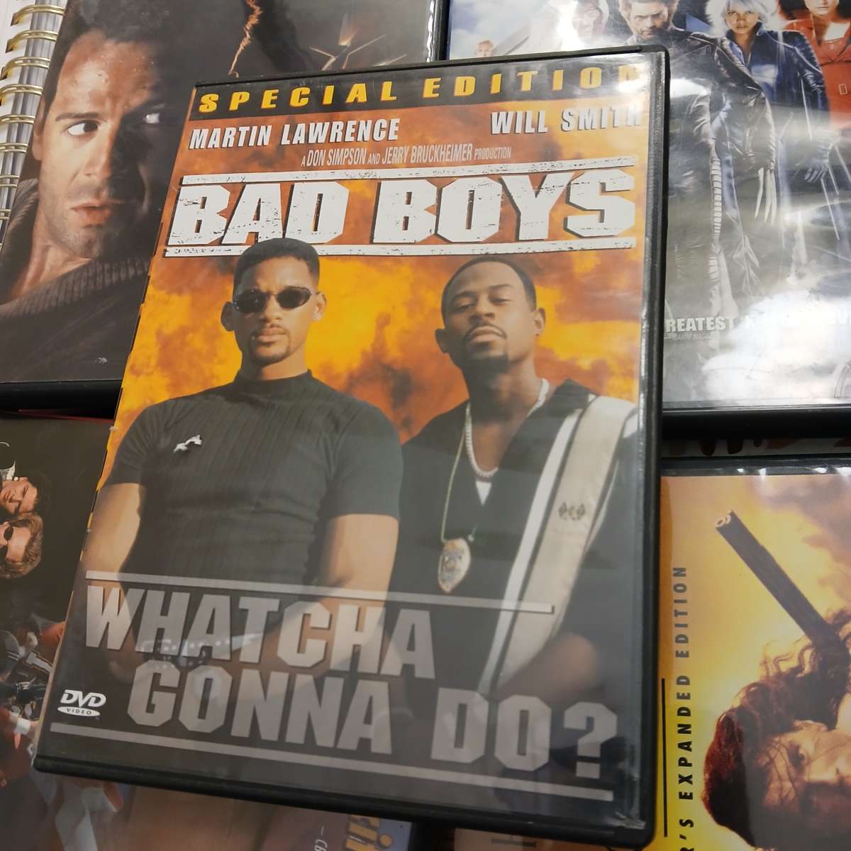 Bad Boys movie DVD with Will Smith
