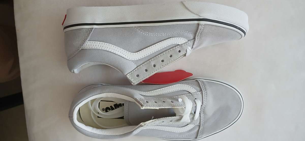 vans gray size 7