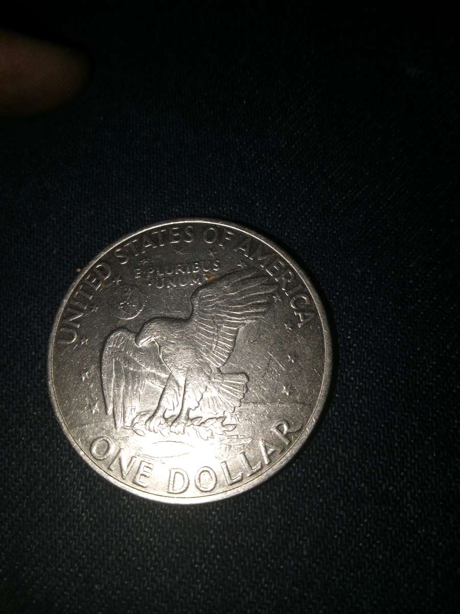 1972 eishnhower silver dollar rare flying eagle design