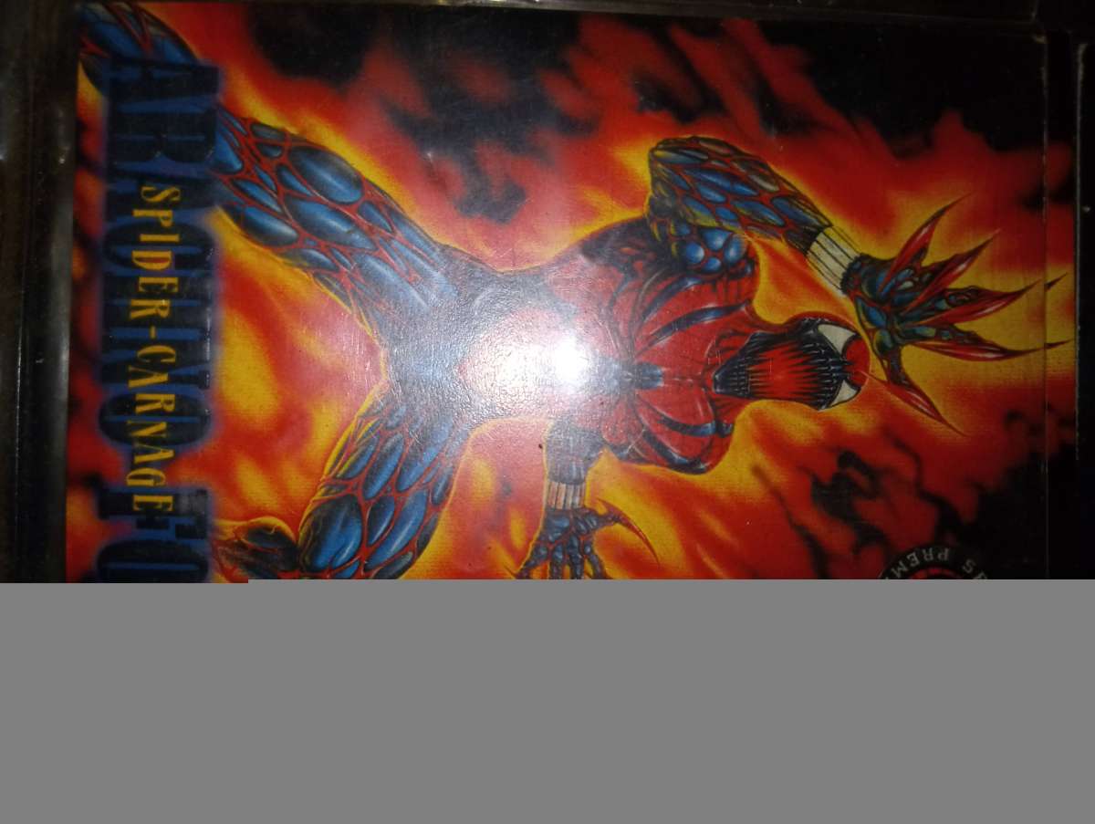 94 and 95 clear ultra Spiderman trading cards
