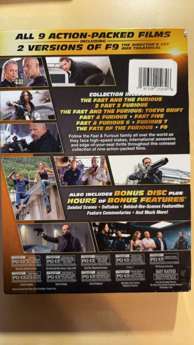 Fast and Furious Complete Series