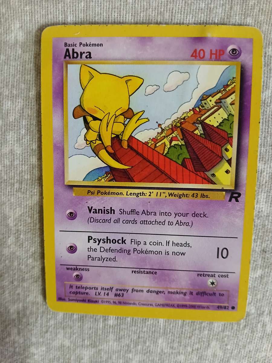 1995 vintage 7 Pokmon cards