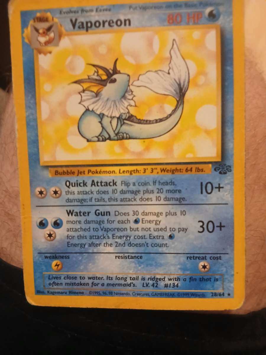 rare 1995 collectibles pokemon cards