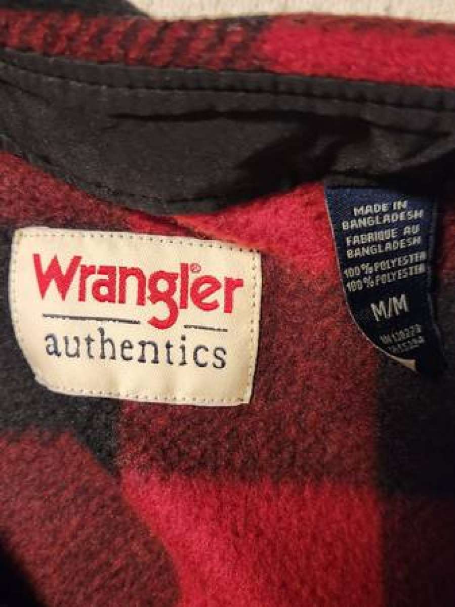 wrangler plaid jacket