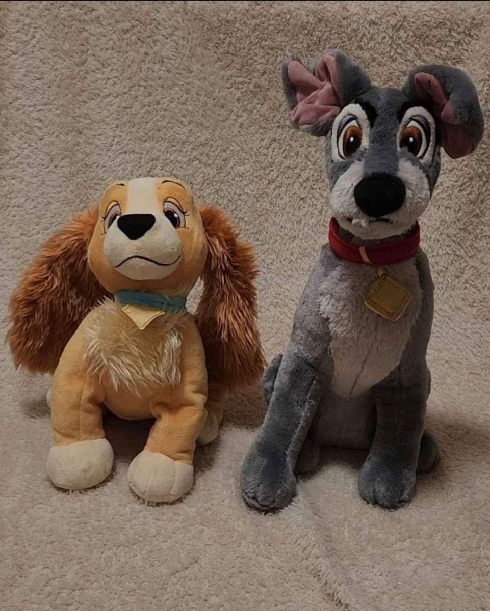 Disney Lady And The Tramp Plushes