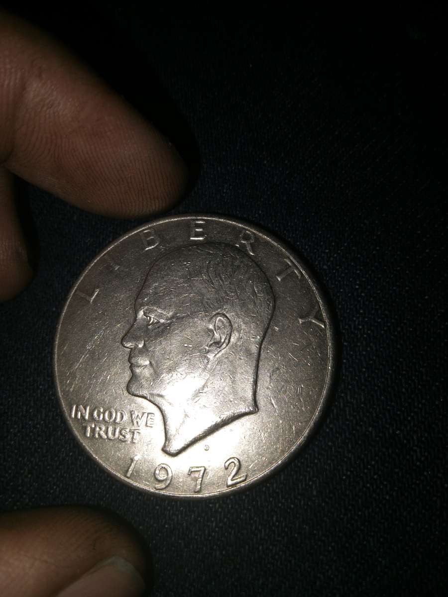 1972 eishnhower silver dollar rare flying eagle design