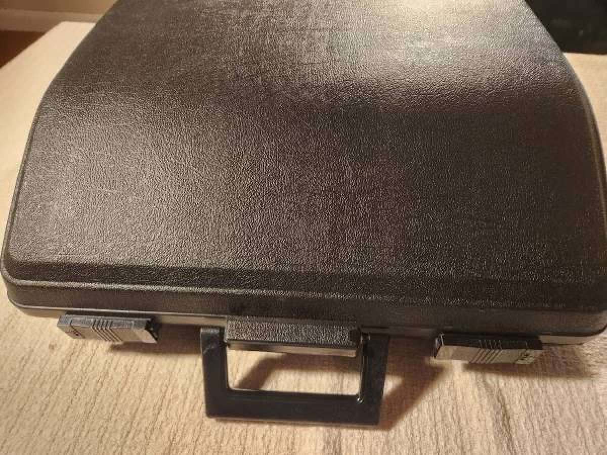 portable typewriter with hard case