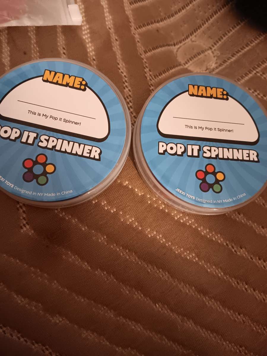 led light up pop it fidget spinner new