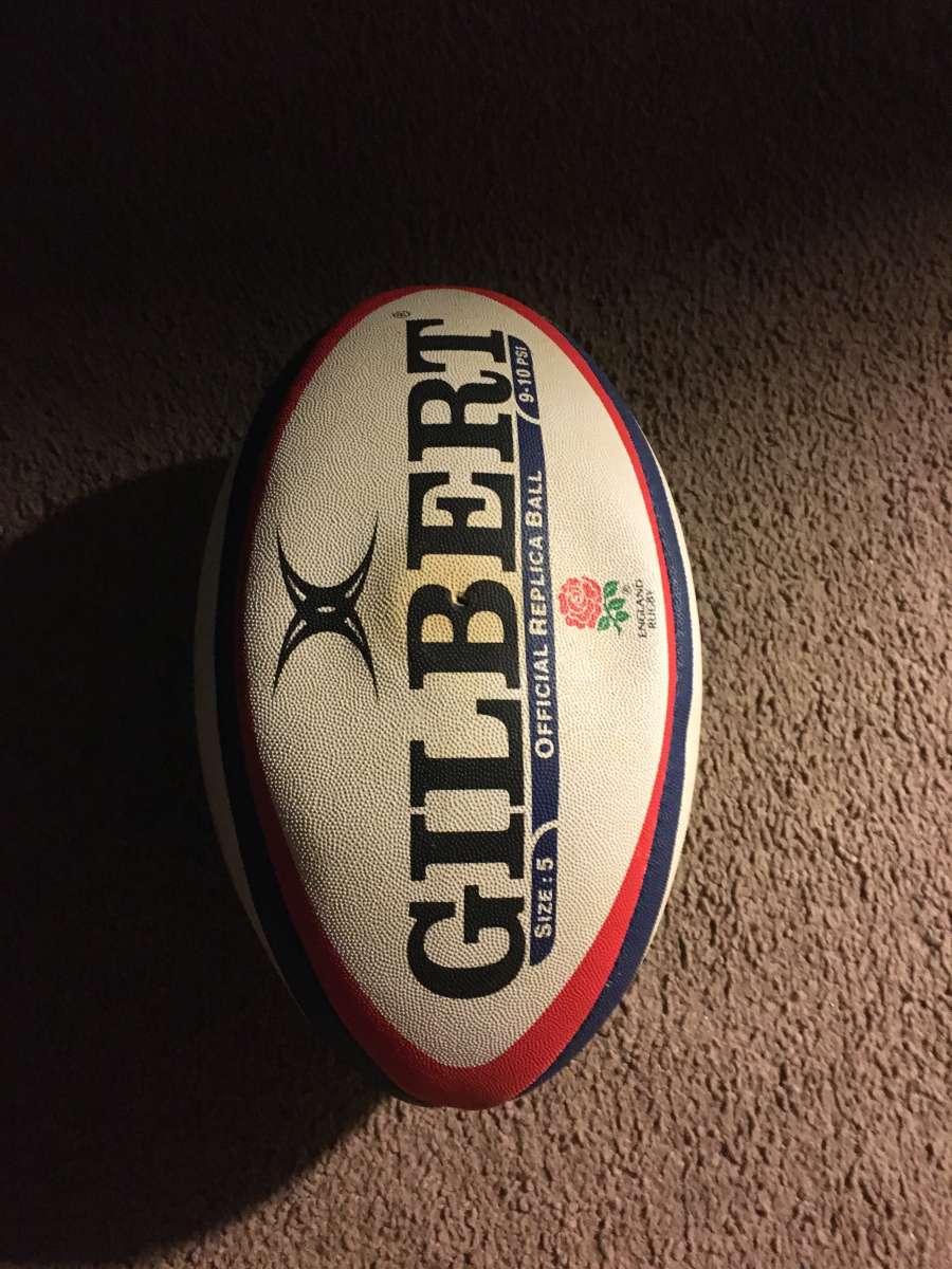 Brand new Gilbert rugby ball from England
