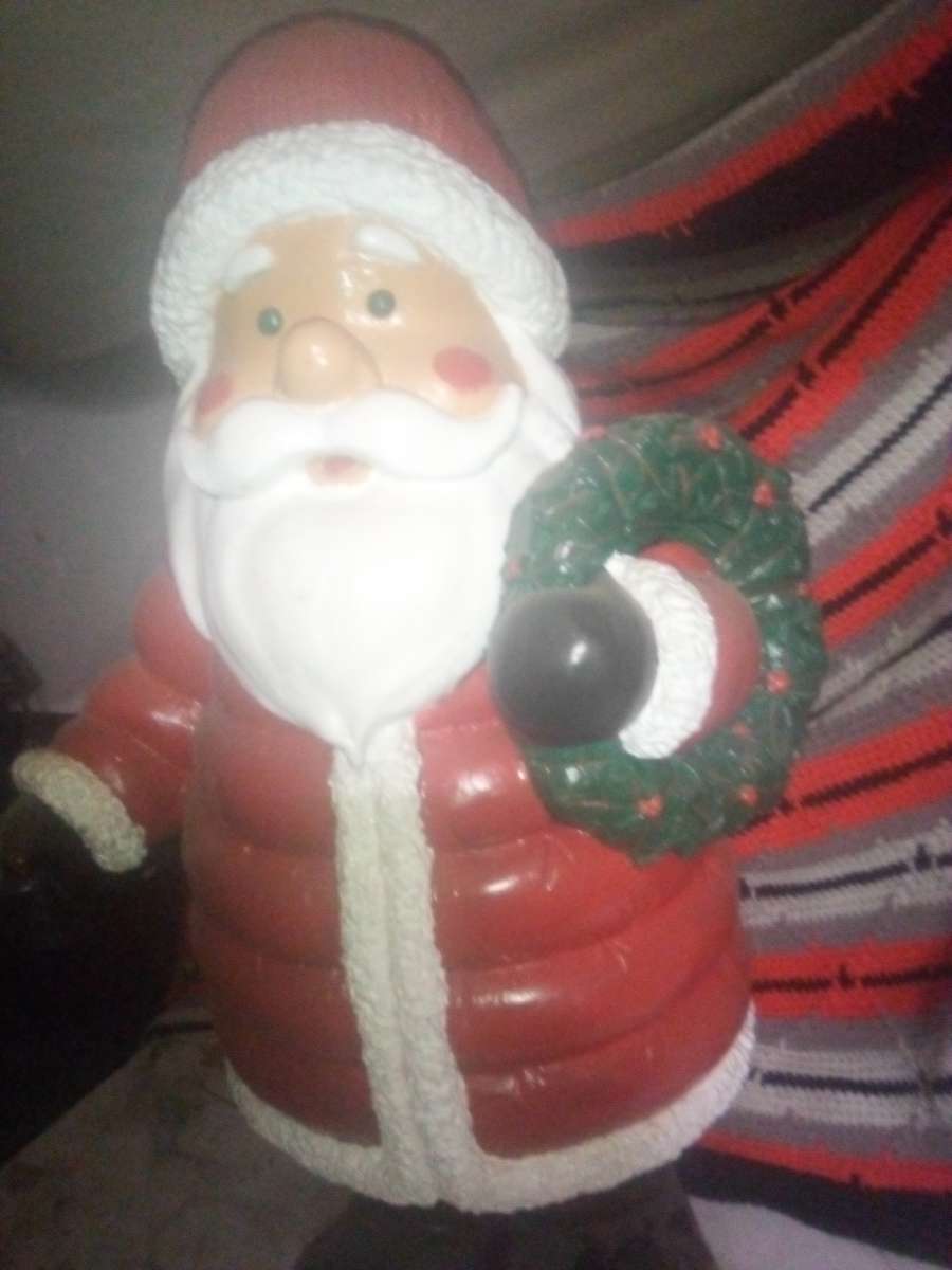 a cheerful holiday Santa