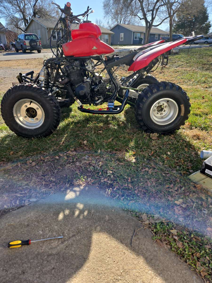 04 arctic Cat 400 DVS W 750 Suzuki katana motor