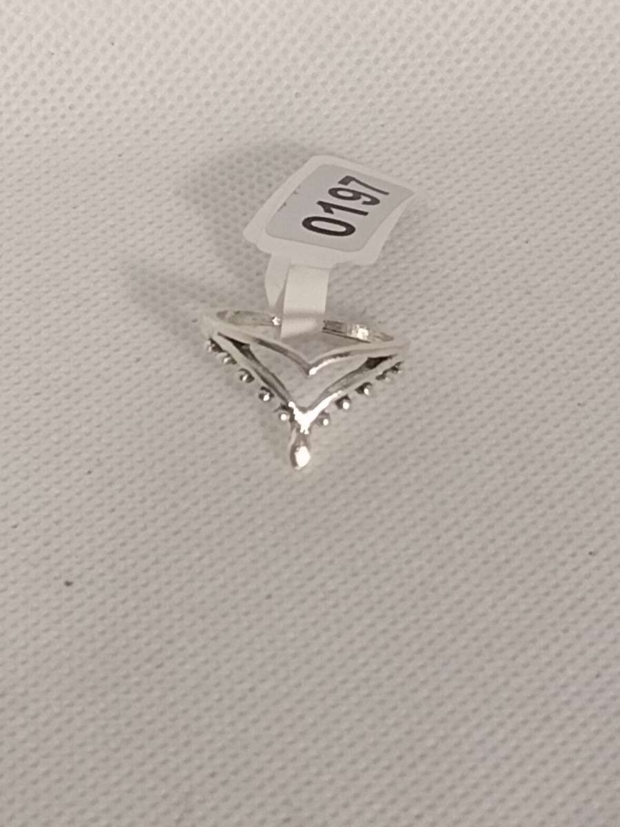 Veil Style Silver Ring