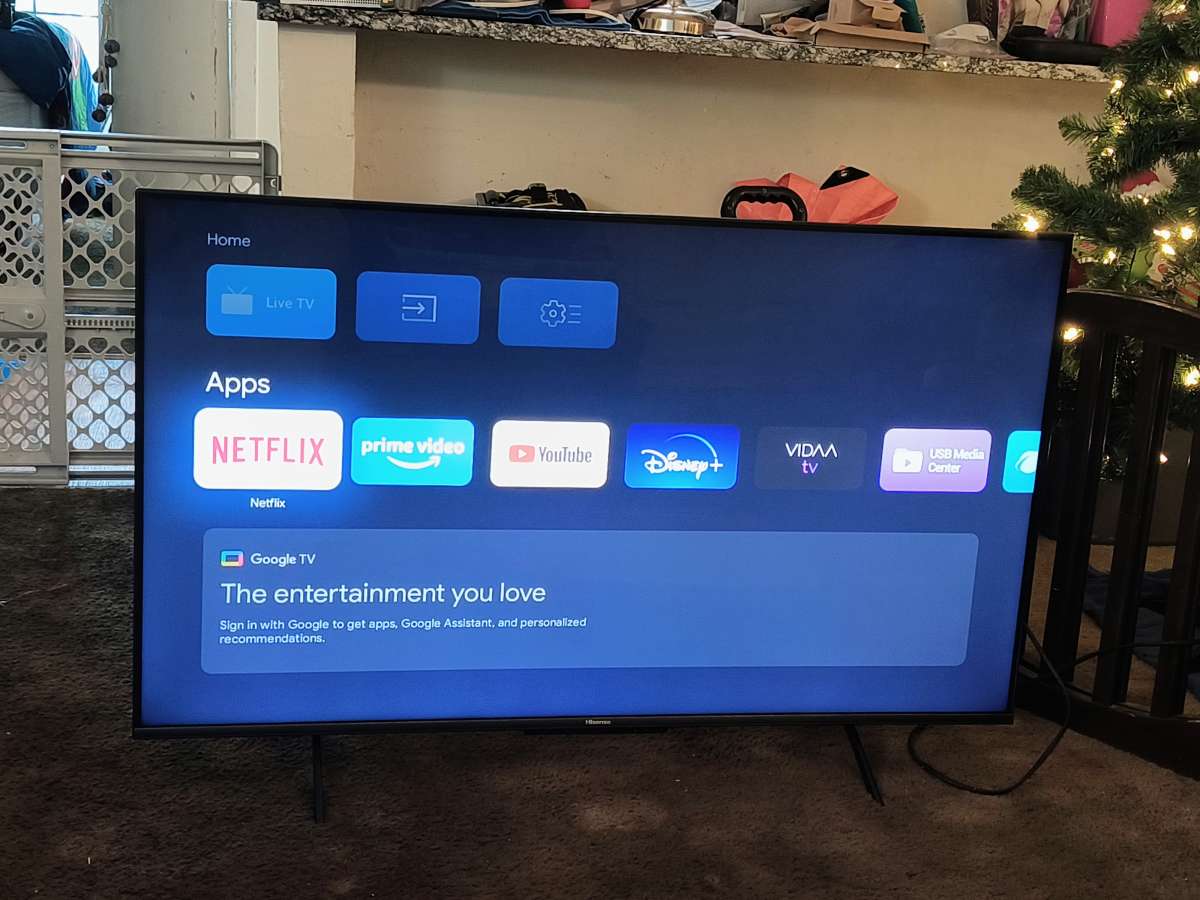 50 Inch Hisense 4K Smart TV