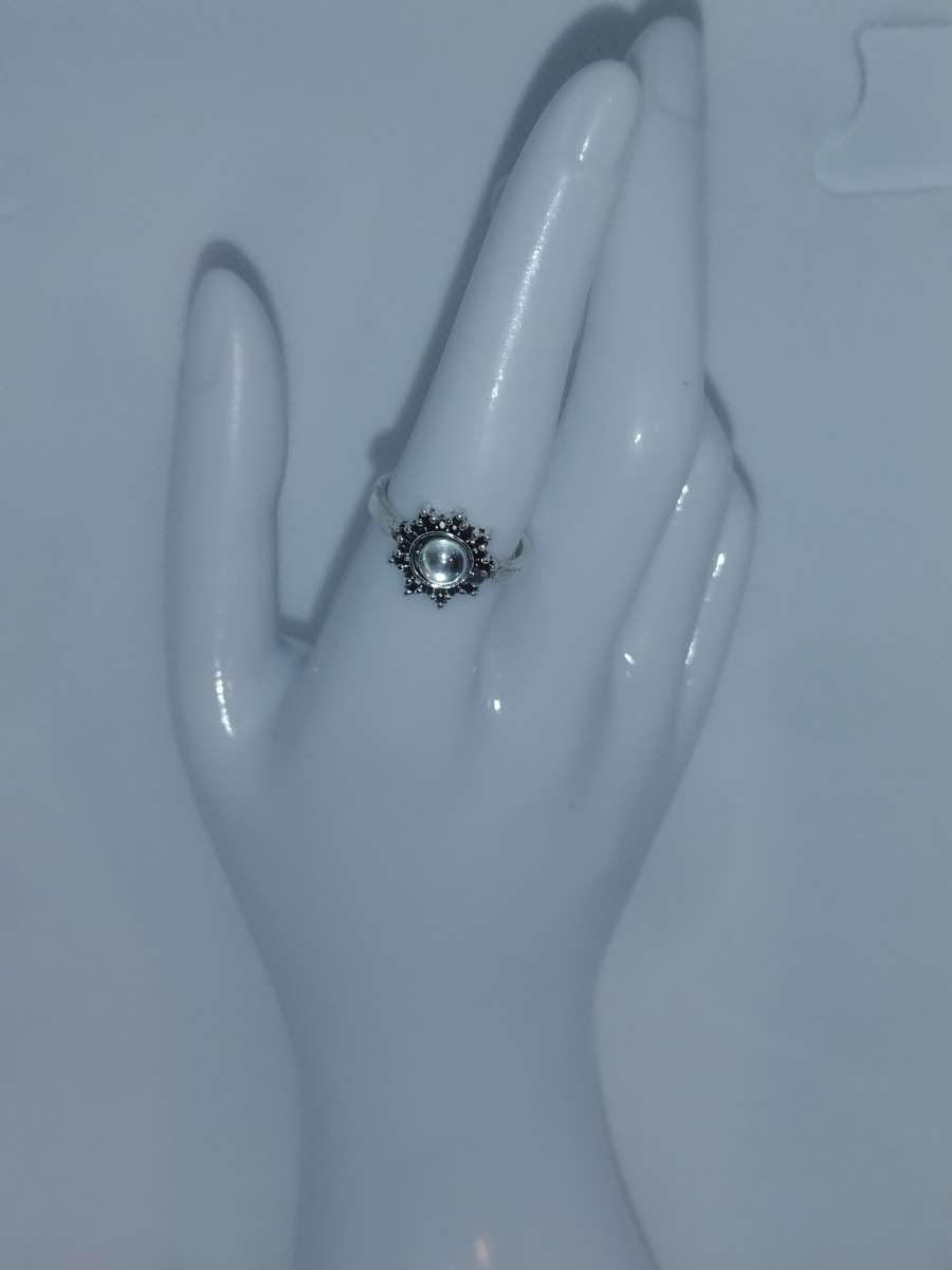 Starburst Silver Ring
