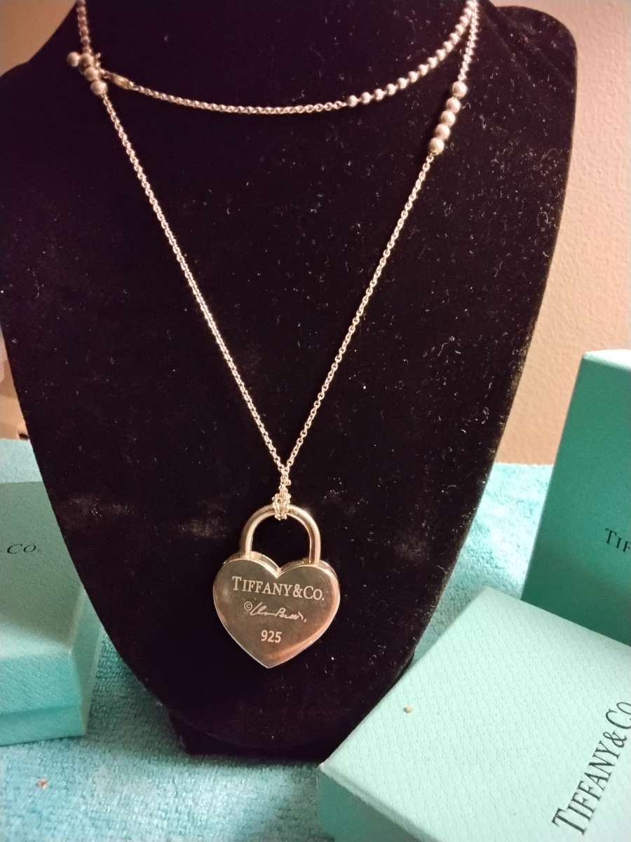TIFFANYCO HEART LOCK NECKLACE