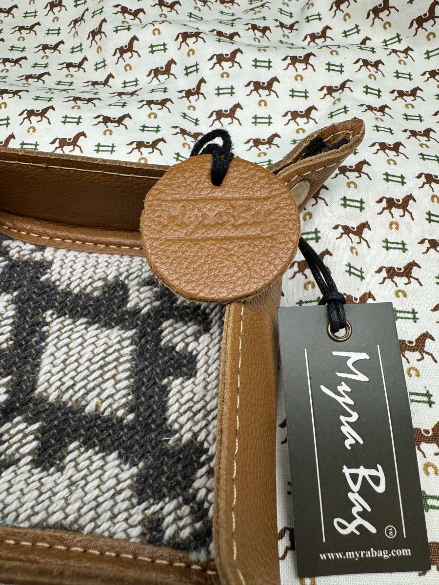 3001PAIH Leather Myra Bag Crown Azteca  Tray Coin Dice  Gift