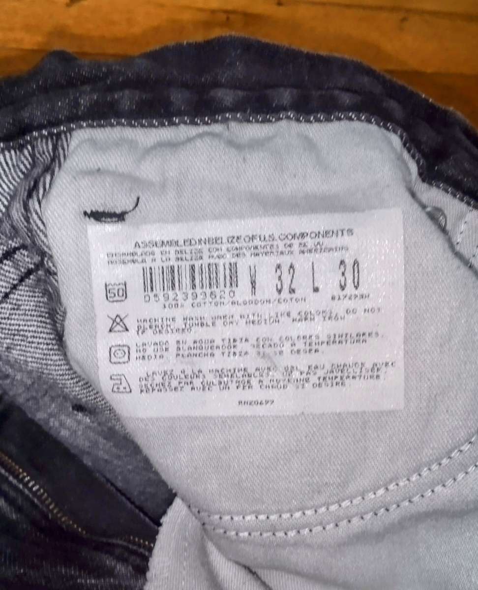 32x30 Dickies black denim jeans