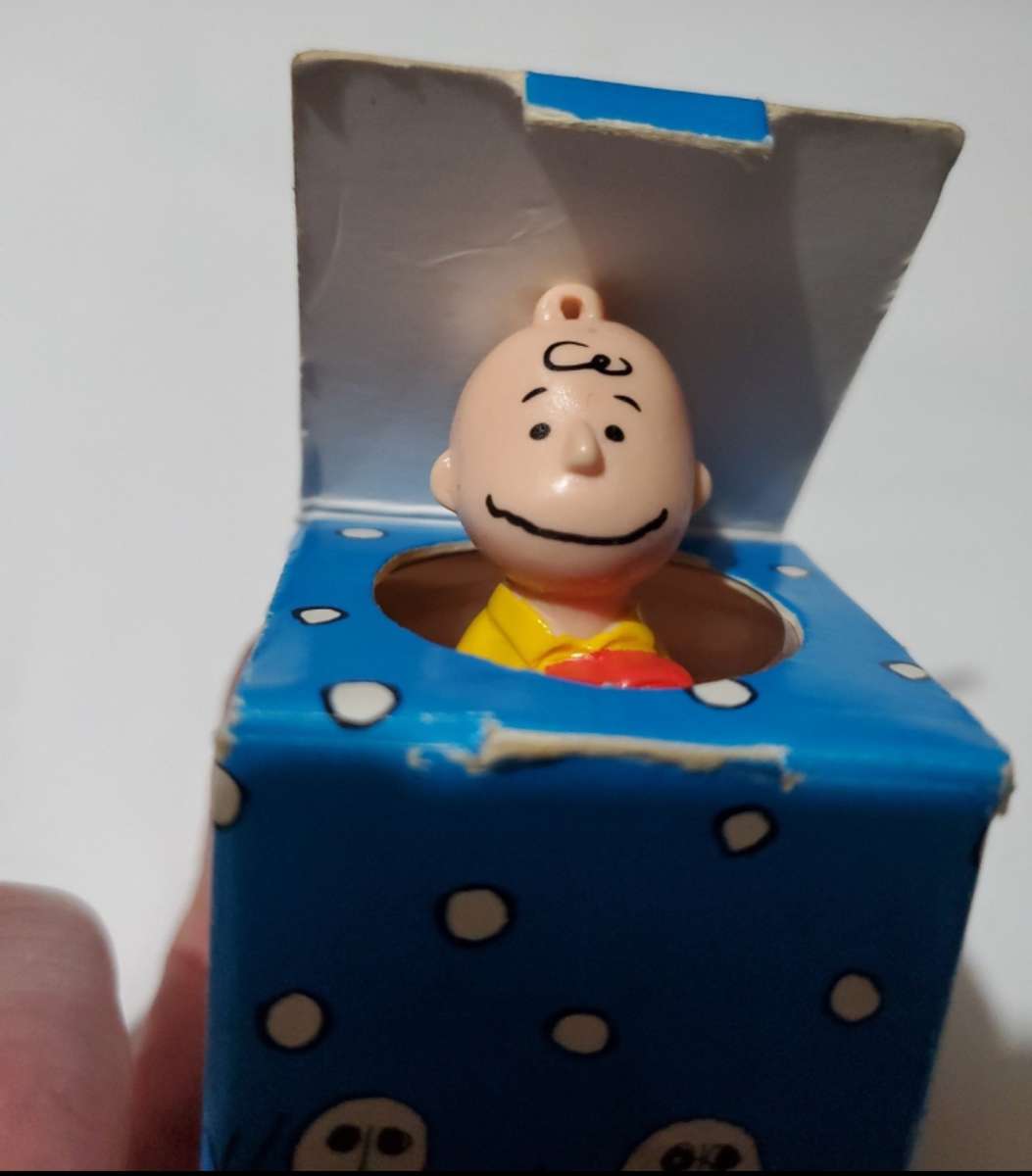 VINTAGE PEANUTS CHARLIE BROWN POP UP X MAS ORDIMENT
