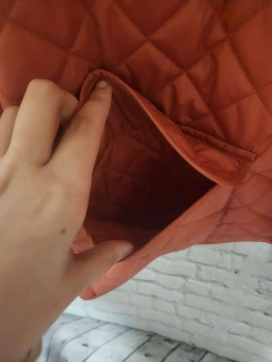 3X Womens Croft and Barrow Salmon Pink Puffer Jacket