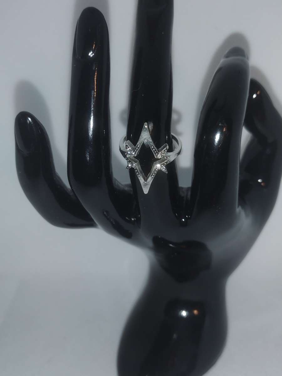 Bohemian Style Ring Sharp Angles