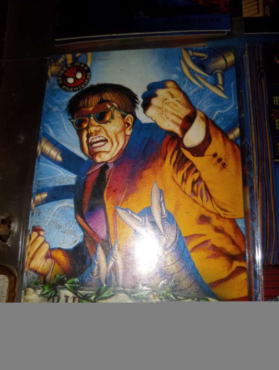 94 and 95 clear ultra Spiderman trading cards