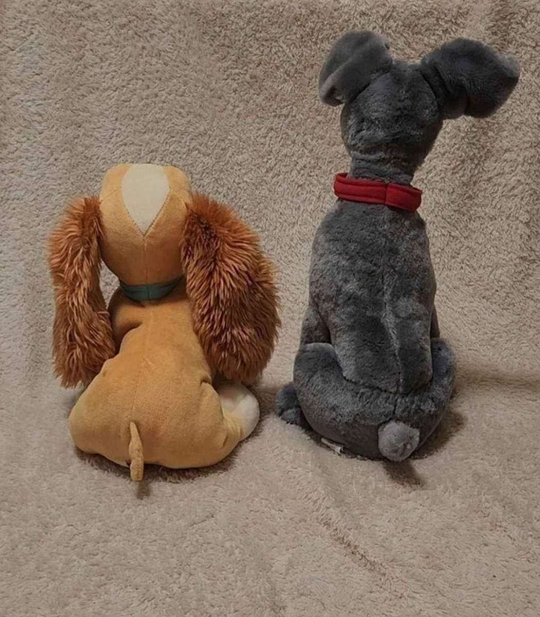 Disney Lady And The Tramp Plushes