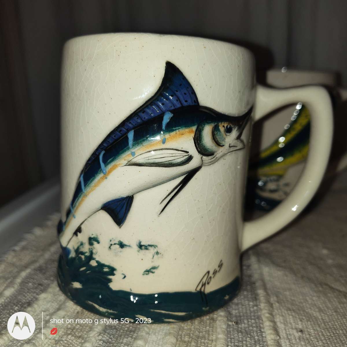 4 Vintage Ross Fis coffee mugs