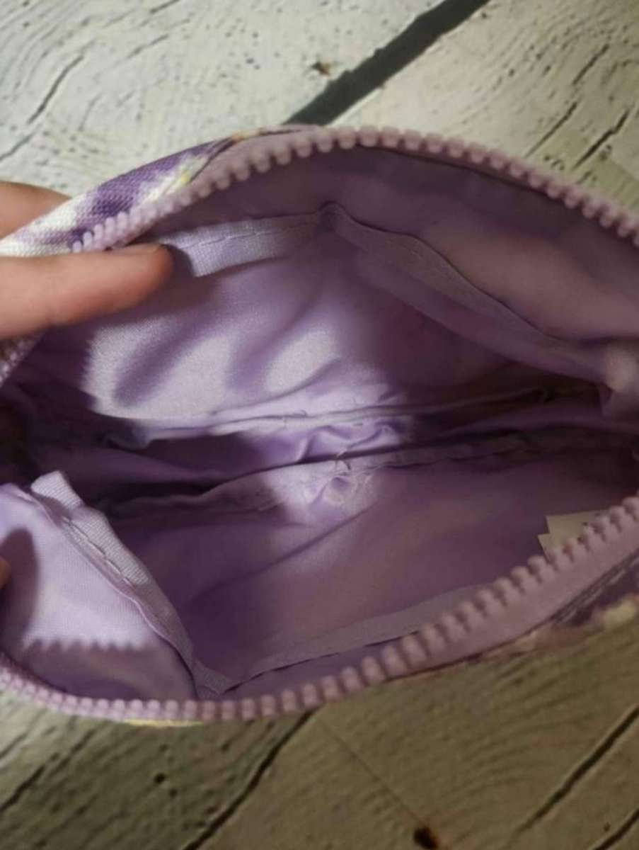 Girls Wonder Nation Purple and Flowers Backpack Set