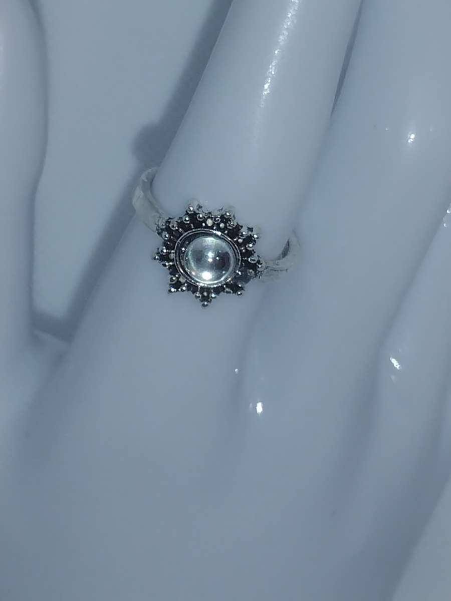 Starburst Silver Ring
