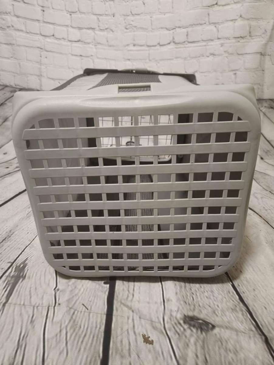 Pop Open Gray Pet Crate