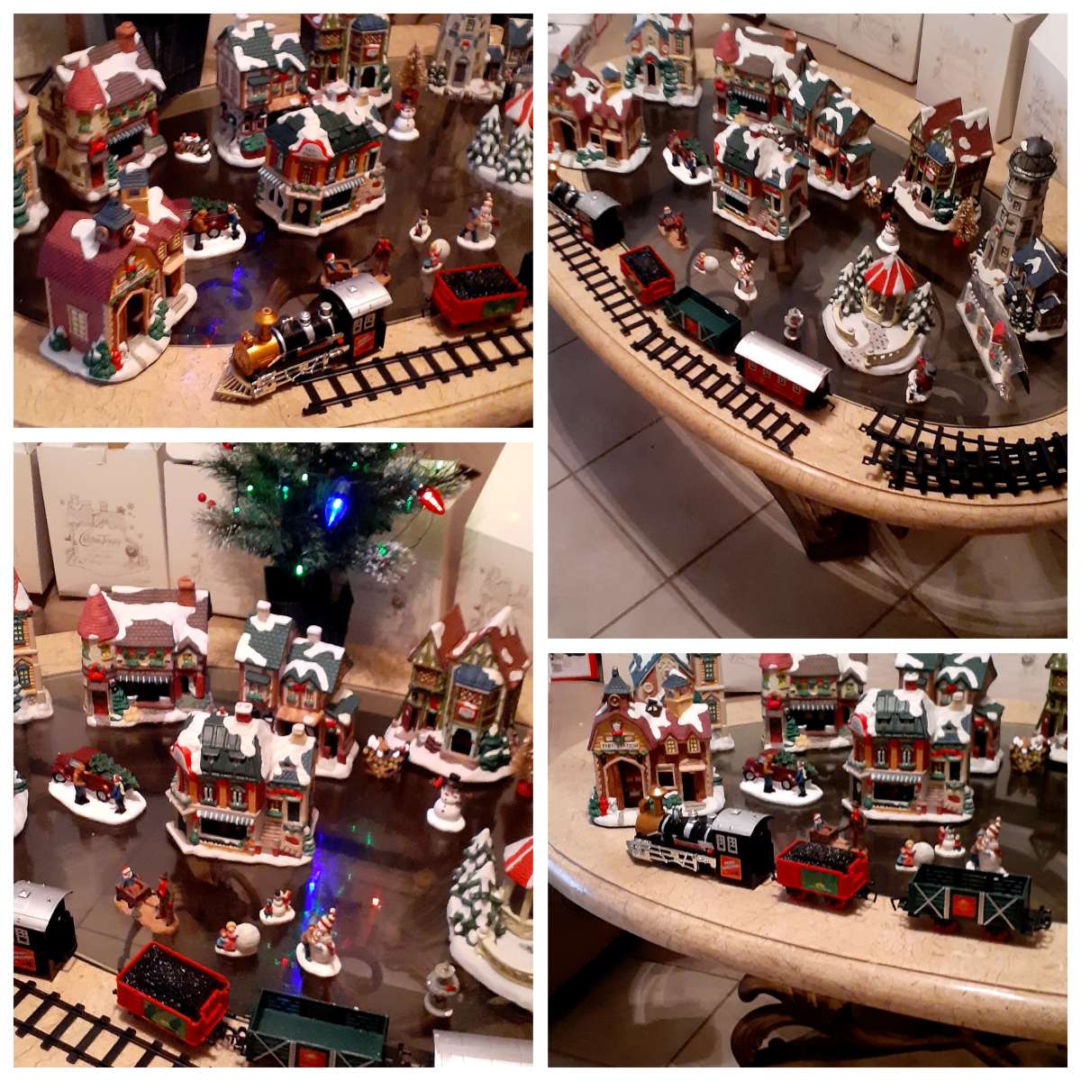 ceramic Christmas House