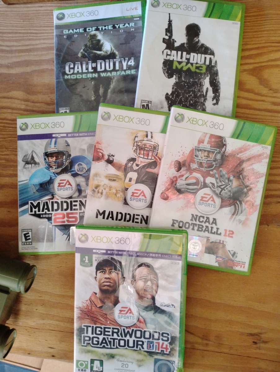 xbox360 game lot