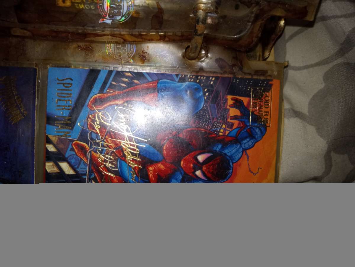 94 and 95 clear ultra Spiderman trading cards