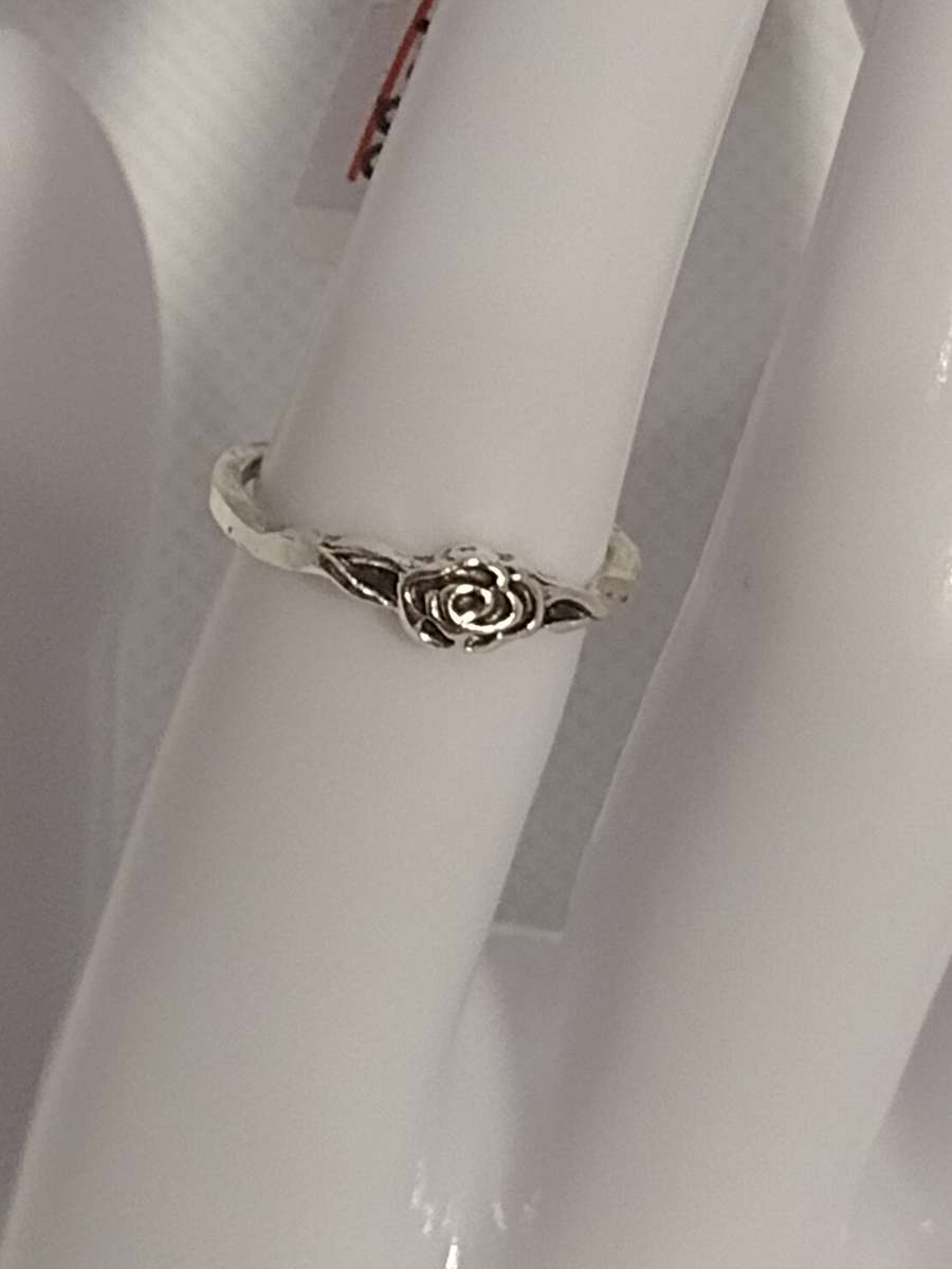 Silver Rose Ring