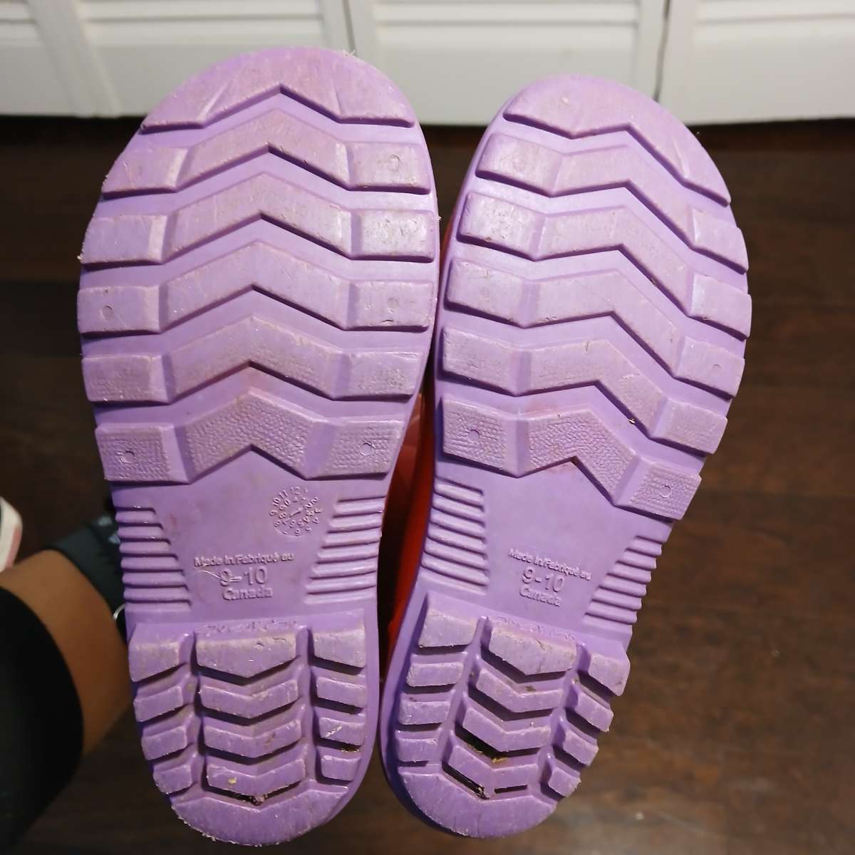 Girls Toddler Rain Boots size 9 to 10