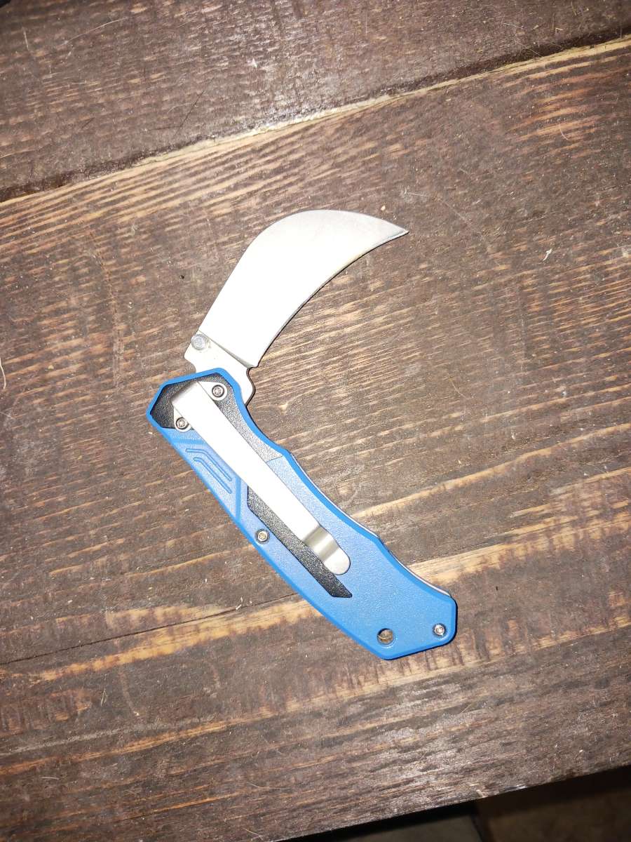 Kobalt Hawkbill blade pocketknife
