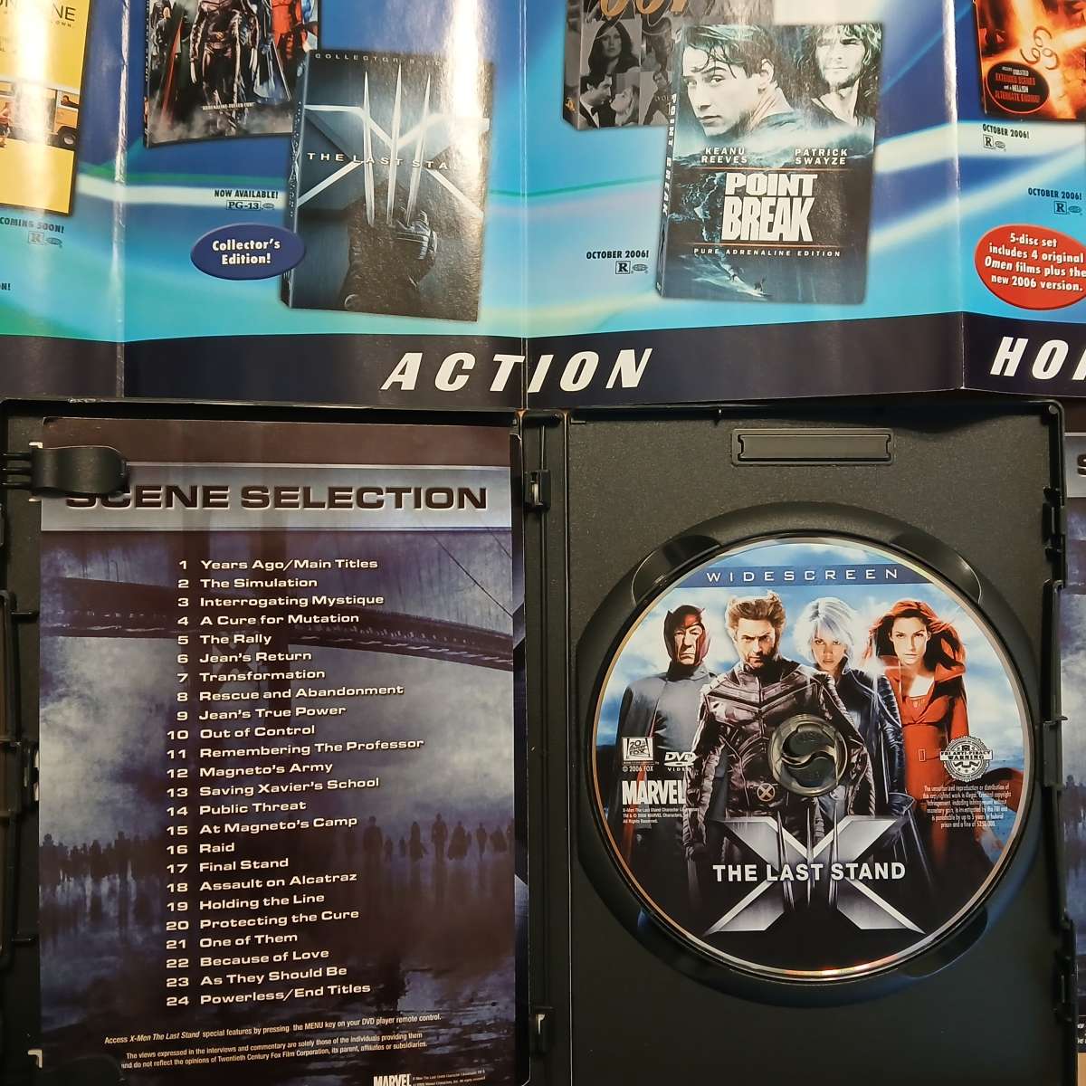 X Men The last Stand DVD