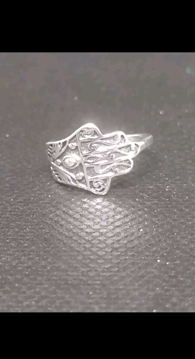 Palm Reader Silver Ring