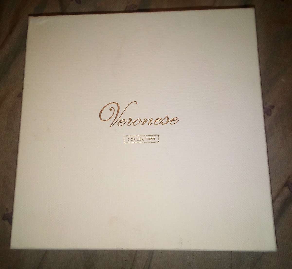 18k bonded sterling silver mesh necklace by Veronese Collect