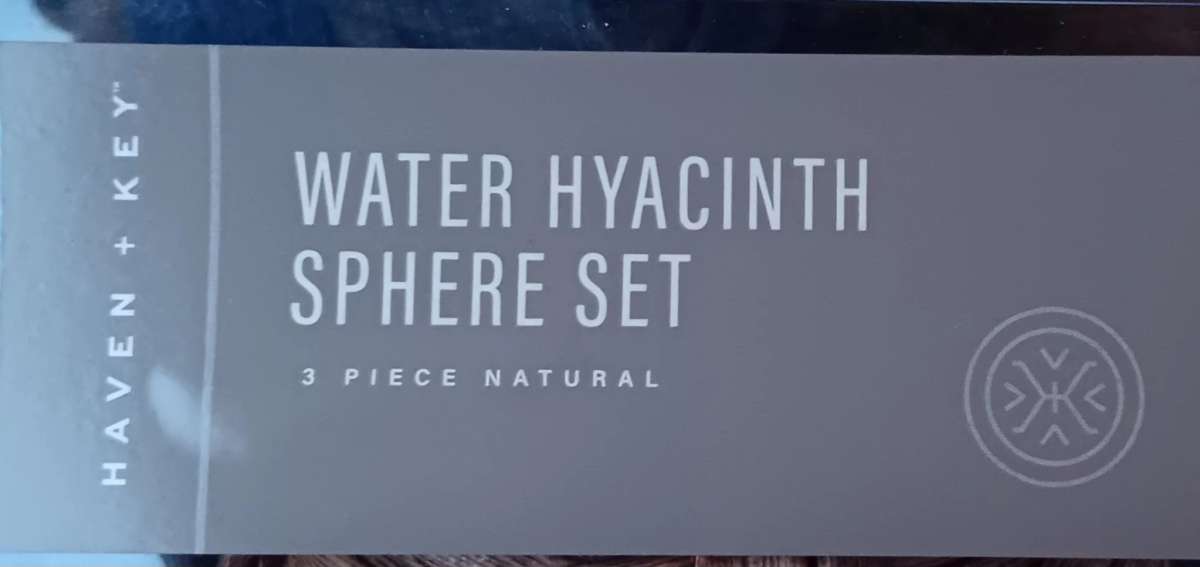Water Hyacinth Sphere Set