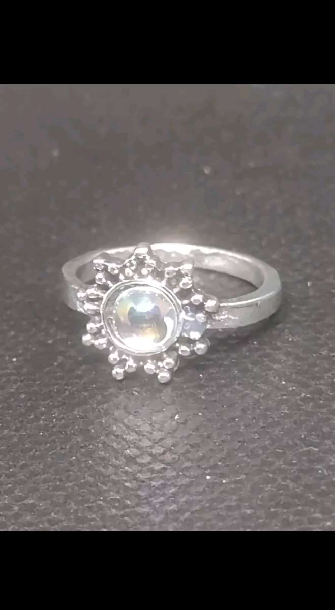 Starburst Silver Ring