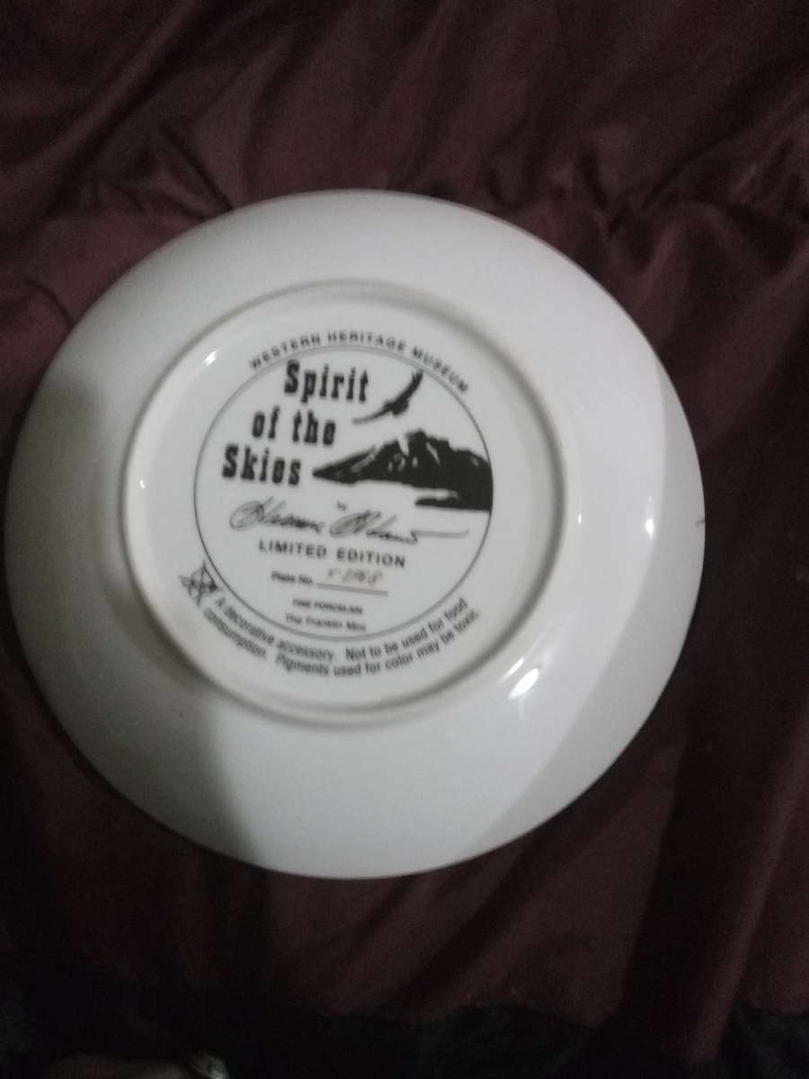 native American decorative plates Hamilton collection