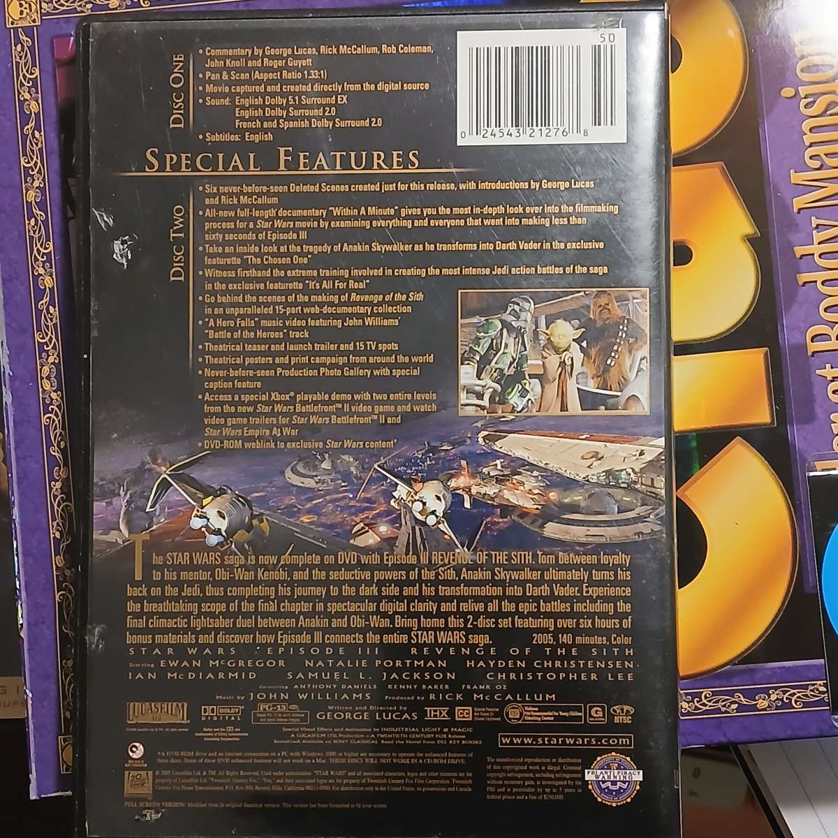 Star Wars III Revenge of the Seth 2 discs DVD