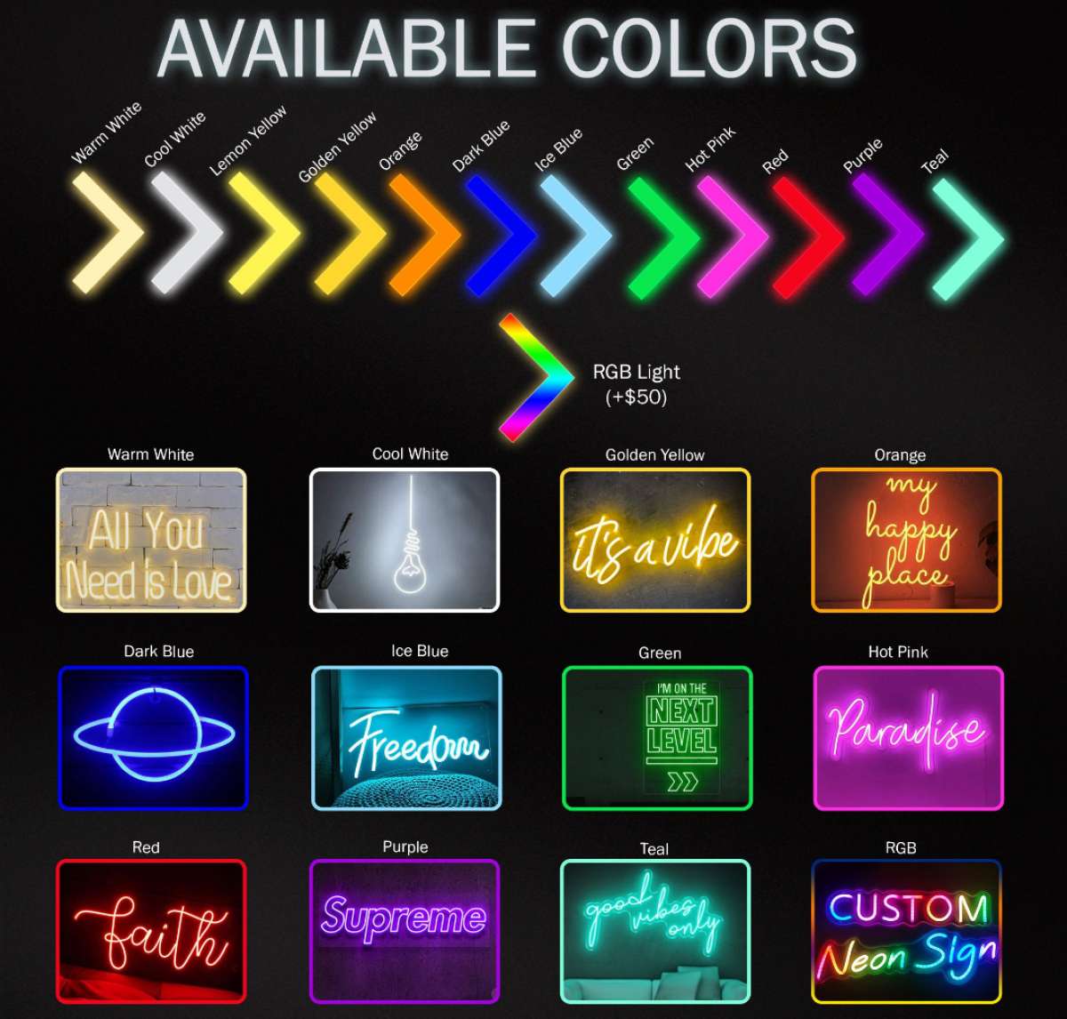 Customized Neon light