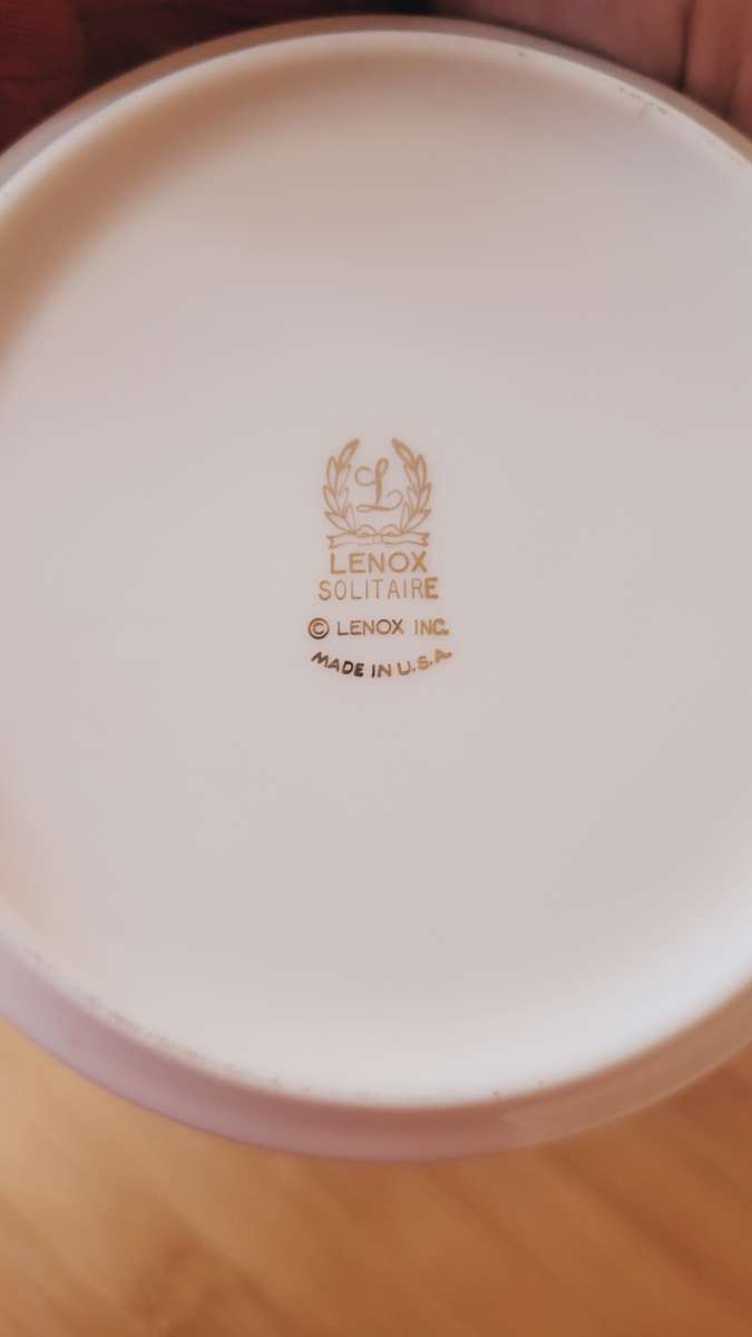 Lenox China and crystal stemware