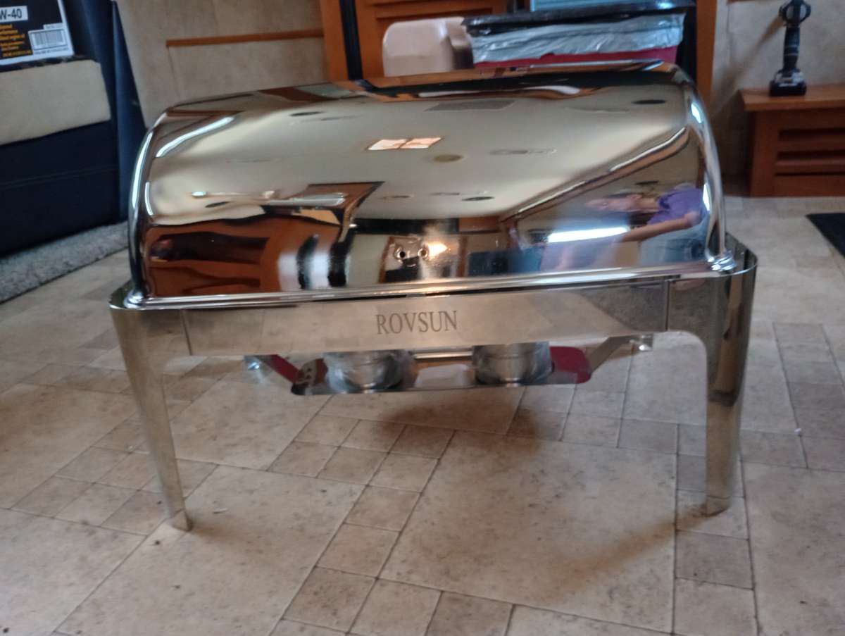 Roll Top Chafing Dish Buffett Set
