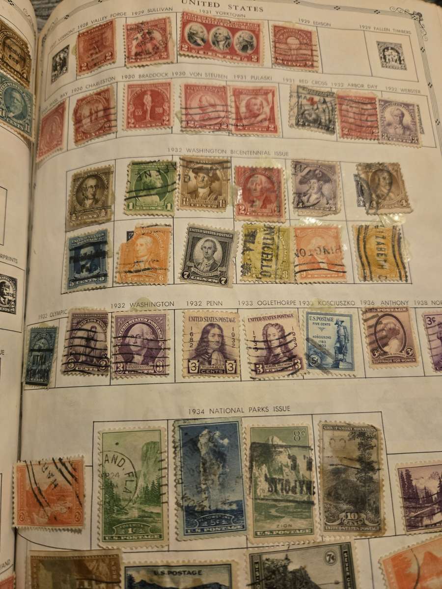 old stamps 1800s to 1900s