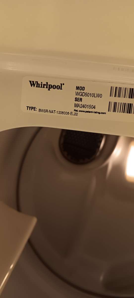whirlpool washer and dryer