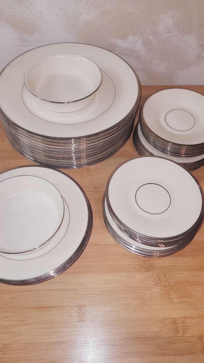 Lenox China and crystal stemware