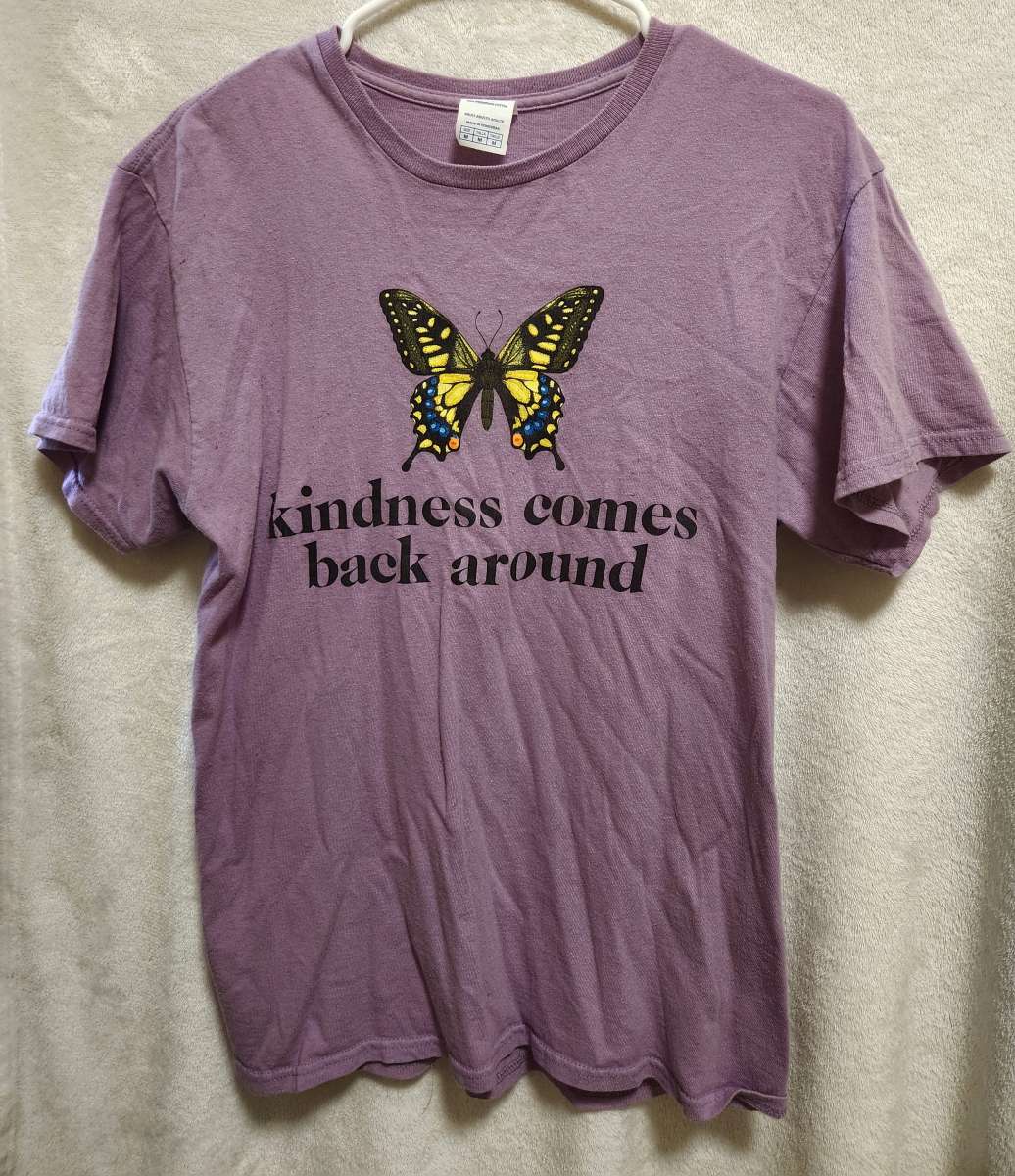 Medium Girls Purple Butterfly Shirt